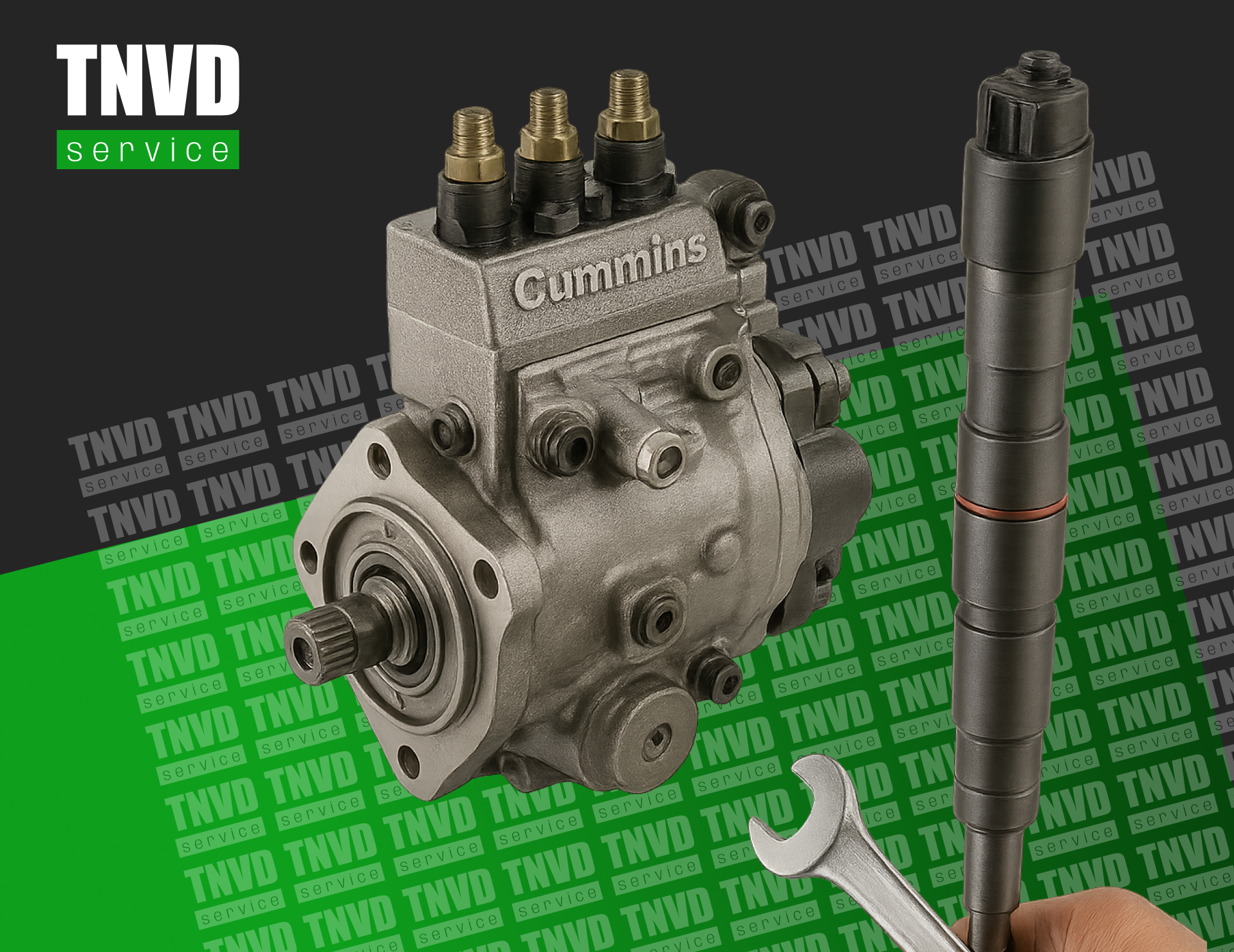 Ремонт ТНВД и форсунок CUMMINS для спецтехники: точная диагностика и ресурс на долгие годы