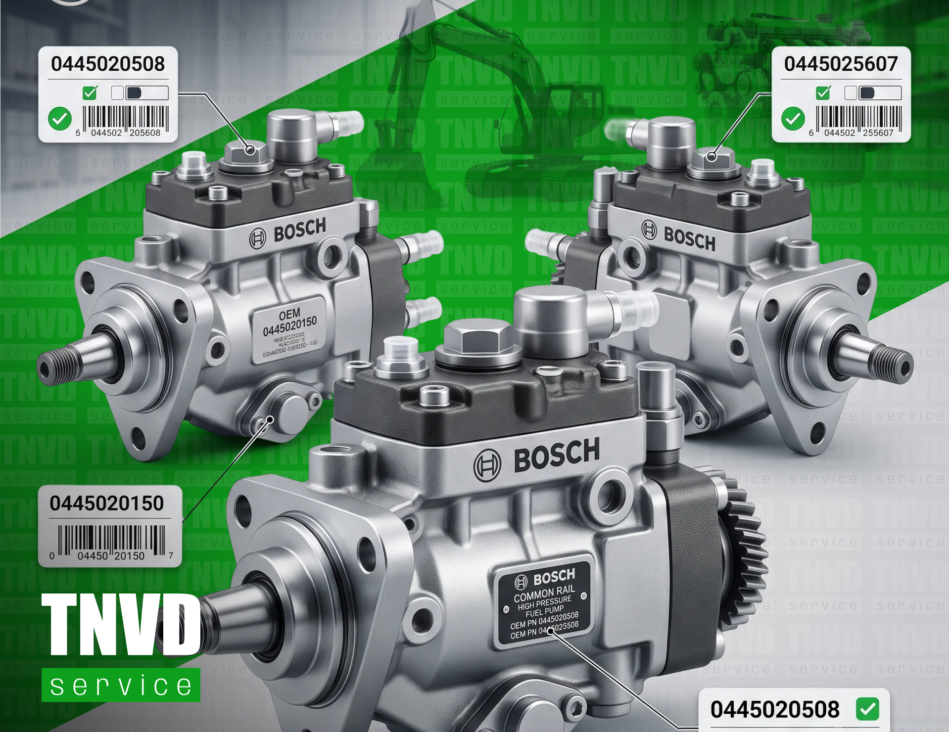 ТНВД BOSCH с гарантией: подбор по OEM-номеру и доставка по Казахстану